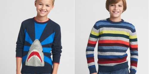 Free Shipping on All GAP Orders + Stackable Codes = Boys Sweaters Just $9.60 Shipped & More