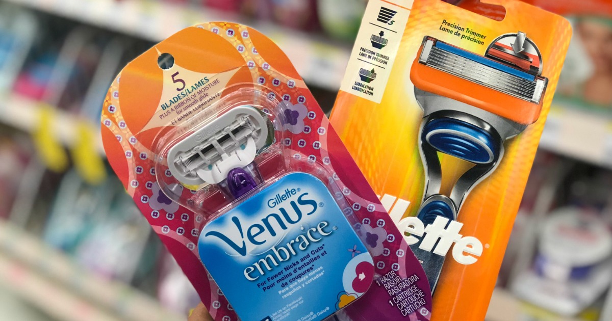 Venus and Gillette razors