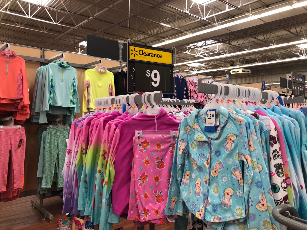 Walmart Clearance: Girls' Sleepwear & Long-Sleeve Graphic Tees Just $3 ...