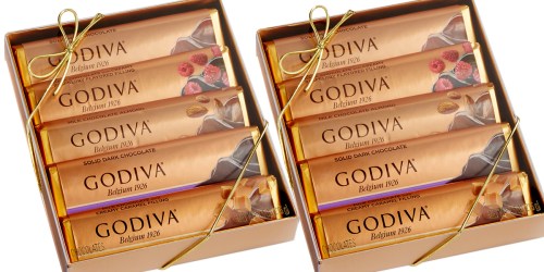 Macy’s: Godiva Chocolate 5-Bar Pack Only $8.40 – Just $1.68 Per Bar