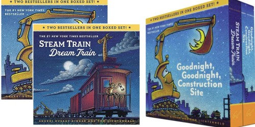 Goodnight, Construction Site + Steam Train, Dream Train Board Books Set Only $8.39 (Regularly $16)