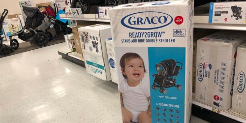 Graco Ready2Grow Stand & Ride Double Stroller As Low As $99.98 At Target (Regularly $200)