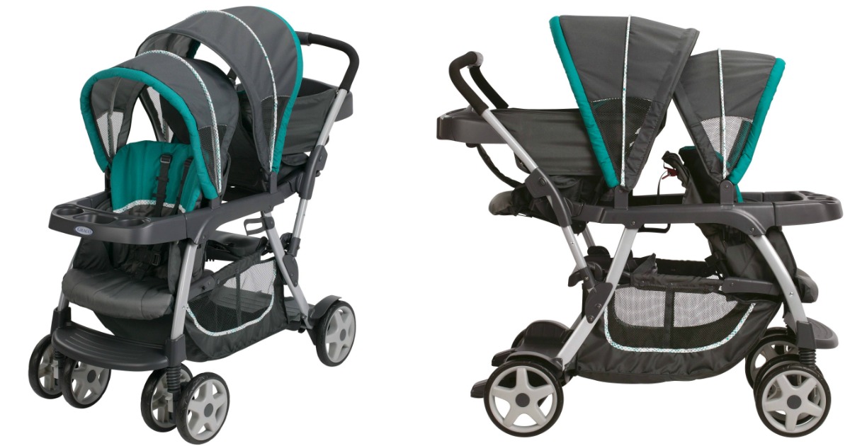 Graco ready to grow stand and ride hotsell double stroller