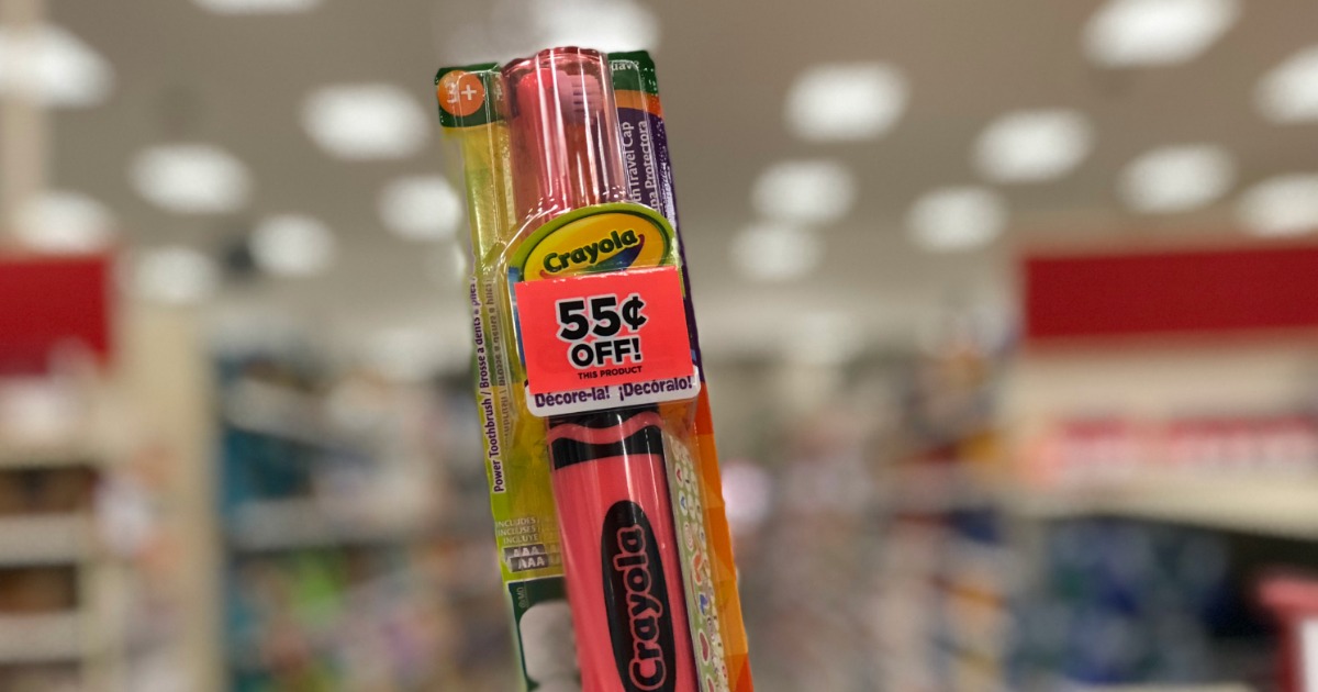 Target GUM Crayola Battery Powered Toothbrushes Only 2.15 (Regularly 6)