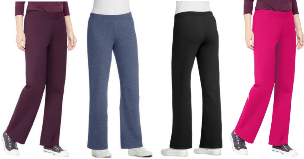 Walmart.com: Hanes Women's Fleece Sweatpants Just $3, Men's Long Sleeve  Tees $3.50 + More