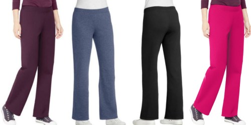 Walmart.com: Hanes Women’s Fleece Sweatpants Just $3, Men’s Long Sleeve Tees $3.50 + More