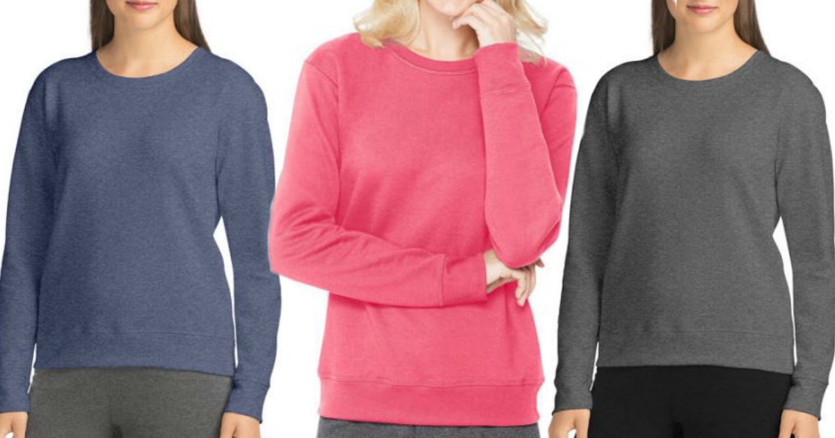 hanes women's sweatshirts