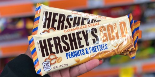 Two FREE Hershey’s Gold Candy Bars at Walgreens