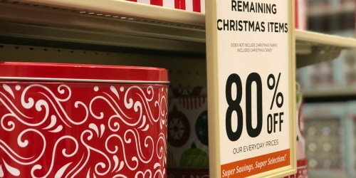 Up to 80% Off Christmas Clearance at Hobby Lobby