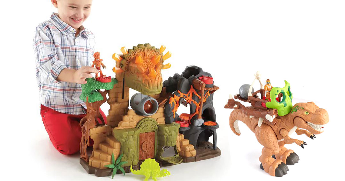 imaginext dino fortress