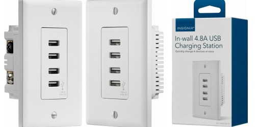 Best Buy: Insignia 4 Port USB Outlet Just $11.99 (Regularly $35)