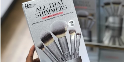 50% Off IT All That Shimmers 5-Piece Brush Set at Ulta Beauty
