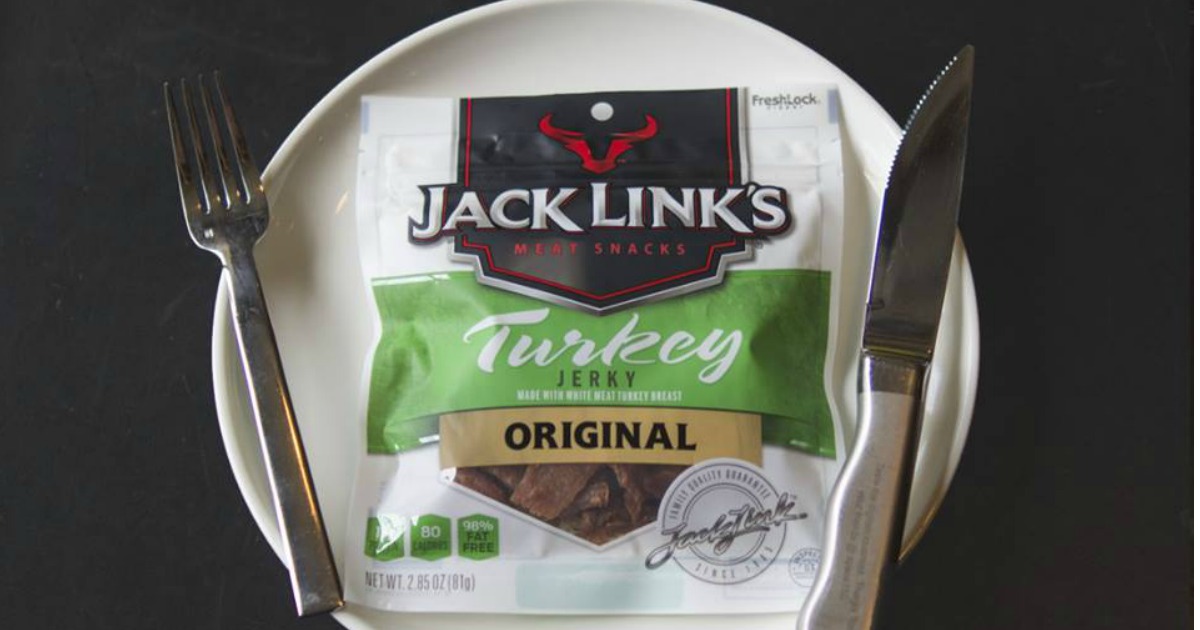 Amazon FOUR Jack Links Original Turkey Jerky 2.85 Ounce Bags Only 7.