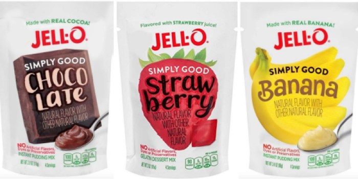 Kroger & Affiliates: FREE Jell-O Simply Good Gelatin or Pudding Mix (Must Download Today)