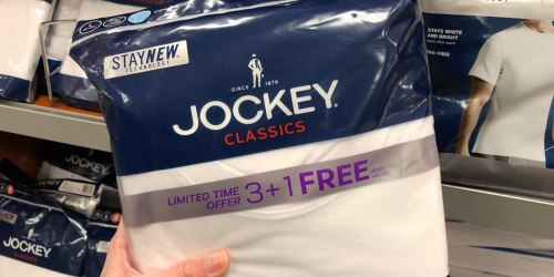 Kohls.com: Jockey Men’s Crew Neck Tees 4-Pack Only $18.80 (Just $4.70 Each) + More