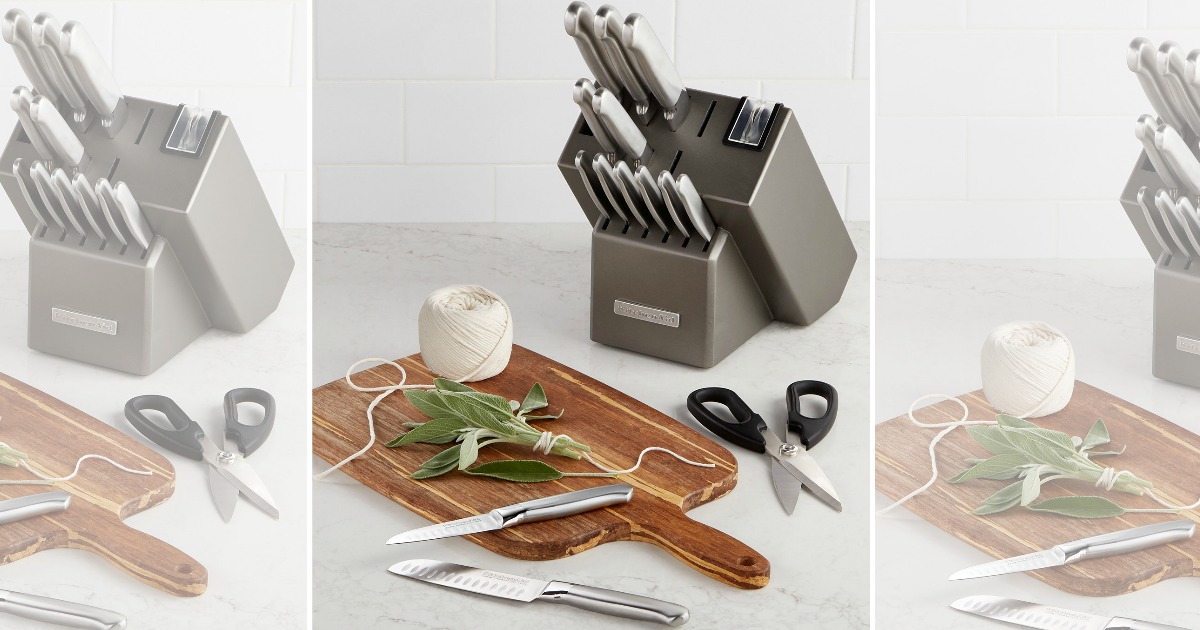 KitchenAid 16Piece Stainless Steel Cutlery Set Only 51.19 Shipped