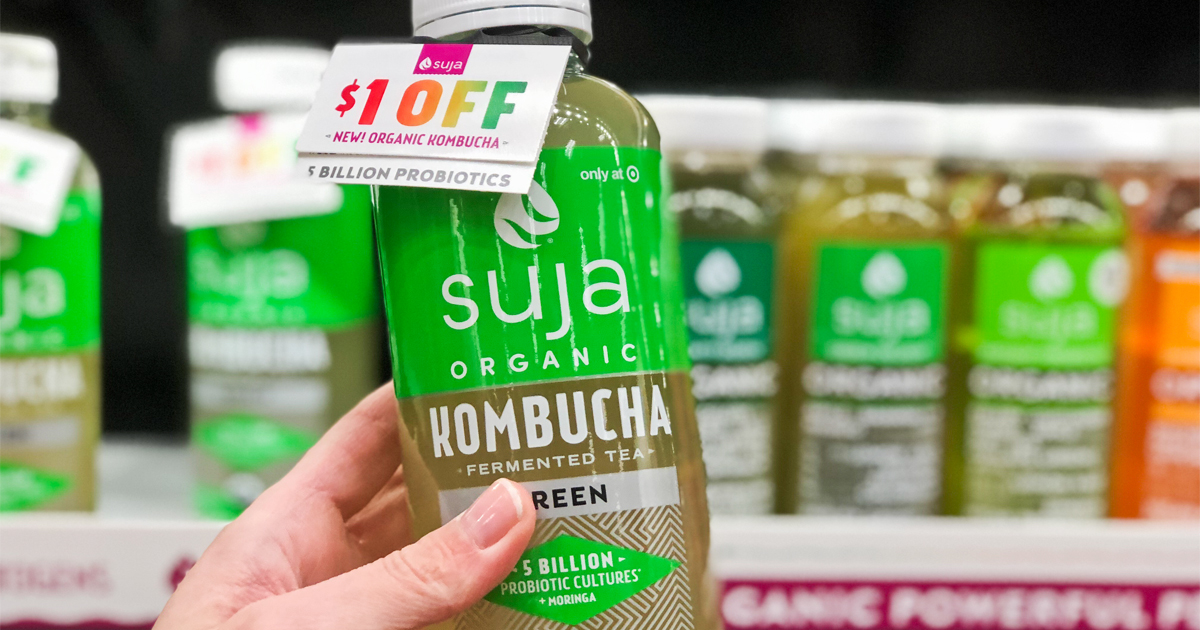 40 Off Suja Kombucha Organic Tea at Target (NO Coupons Needed)
