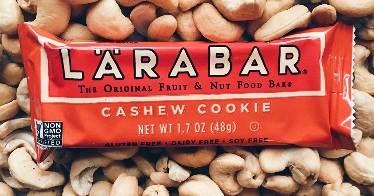 Amazon Lärabar Cashew Cookie 16Count Box Only 12.14 Shipped (Just 76