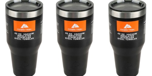 Walmart: Highly Rated LARGE 40 Ounce Ozark Trail Tumbler ONLY $6.56 (Great Gift Idea)