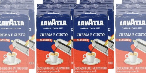 Amazon: FOUR Lavazza Crema e Gusto Ground Coffee Blends Only $12.89 Shipped