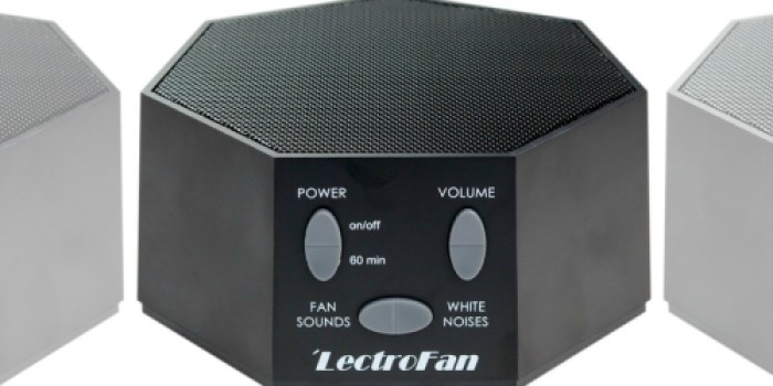 Amazon: LectroFan Sleep Sound Machine Just $34.95 Shipped Today Only (Awesome Reviews)