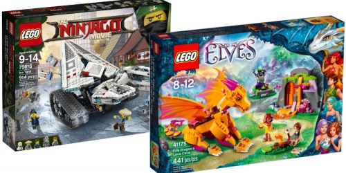 LEGO Elves Fire Dragon’s Lava Cave Set Only $28.16 Shipped (Regularly $44) + More