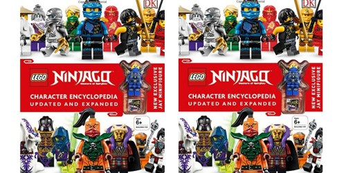 LEGO NINJAGO Character Hardcover Encyclopedia Only $6 (Regularly $19) – Includes Jay Minifigure