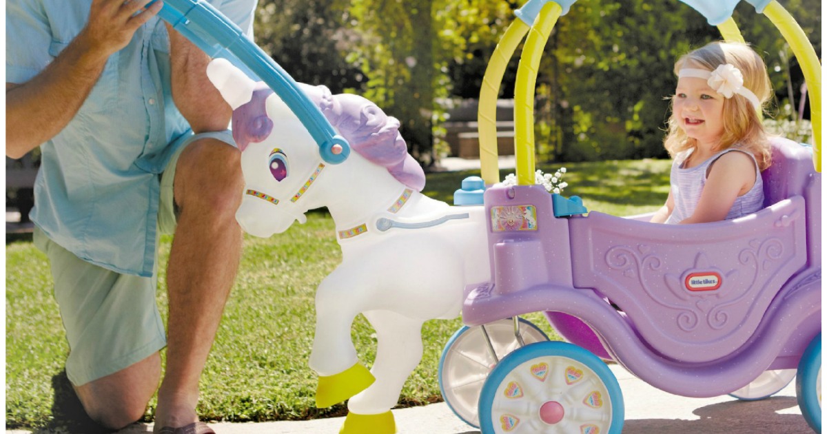 little tikes unicorn and carriage very