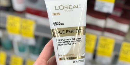 L’Oréal Age Perfect Cleansers Only $1.47 Each at Walgreens After Cash Back (Regularly $7+)