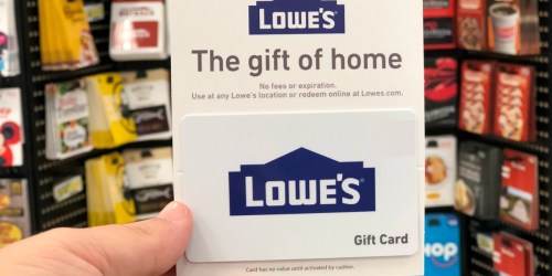 $100 Lowe’s eGift Card Only $90