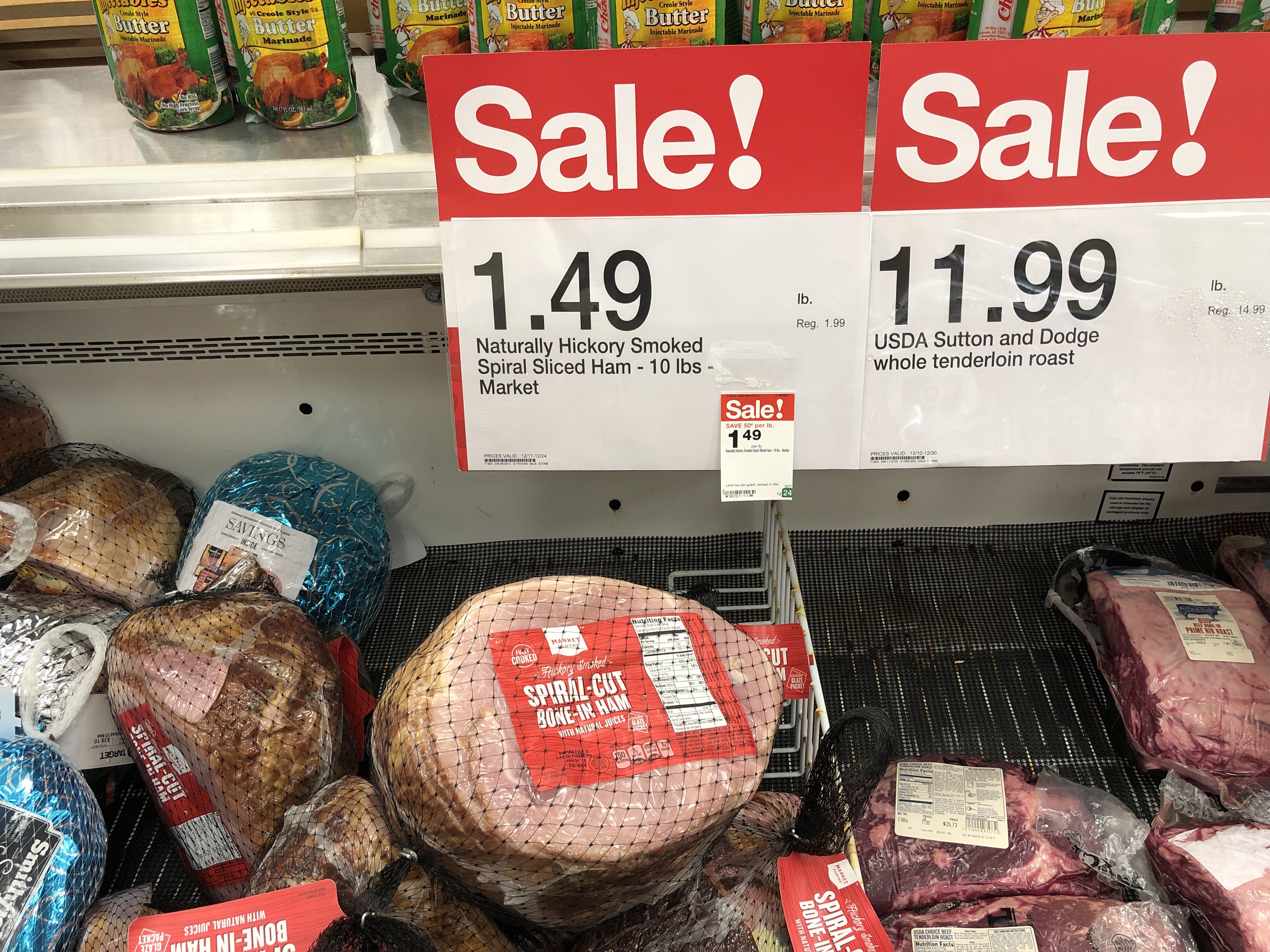spiral sliced ham on sale