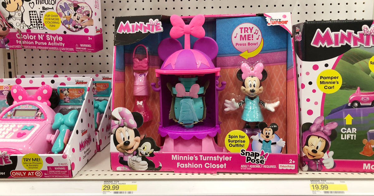 minnie mouse closet toy