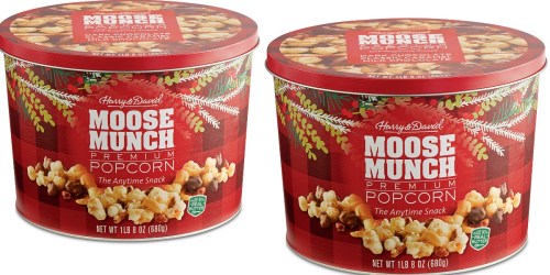 Harry & David Moose Munch Gourmet Popcorn Tin ONLY $9.99 on Macy’s (Regularly $34)