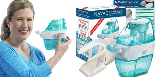 Amazon: Navage Nasal Irrigation Starter Bundle Only $49.97 Shipped (Regularly $123)