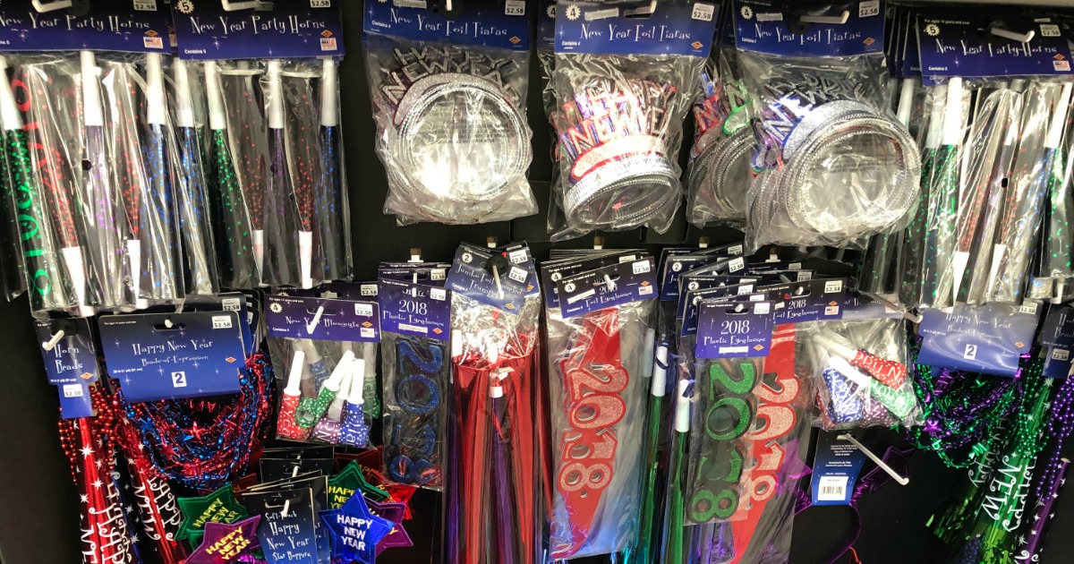 New Year's Eve Party Supplies Just 2.58 at Walmart