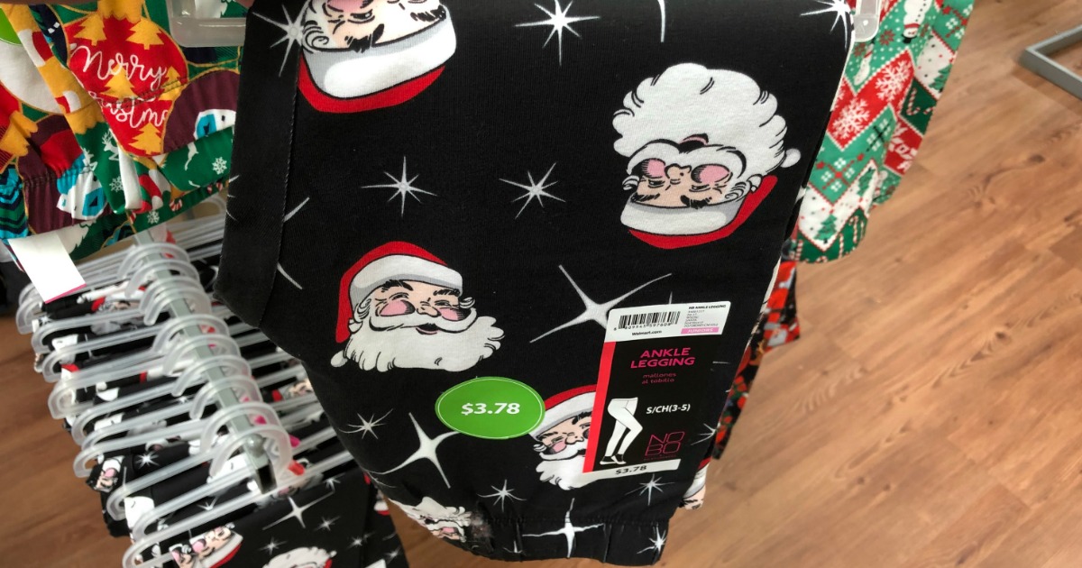 50% Off Holiday Apparel at Walmart (Leggings, Sweaters & More)