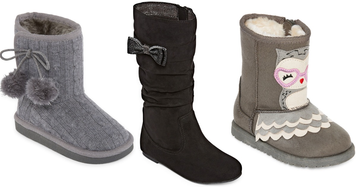 Jcpenney hot sale gray boots