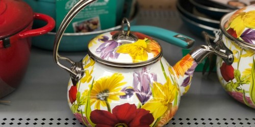 Walmart: Pioneer Woman Tea Kettle Only $14.97 (Regularly $25) + More