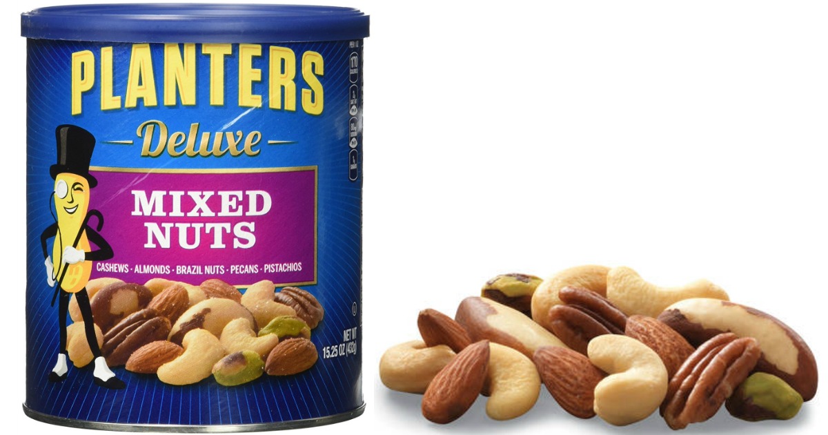 Amazon Planter’s Deluxe Mixed Nuts 15oz Canister Just 6.15 Shipped