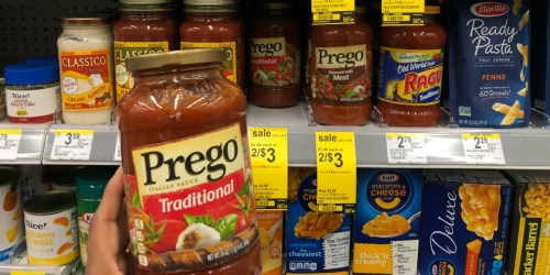 New $1/2 Prego Coupon = Pasta Sauce Just $1 Each at Walgreens
