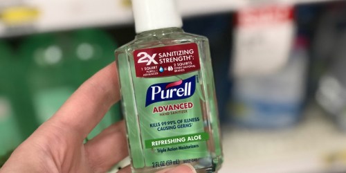 TWO Purell Hand Sanitizers ONLY 38¢ at Target After Cash Back + More
