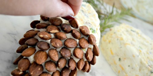 Make This Easy Pinecone Cheese Ball For Your Holiday Gathering!
