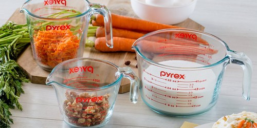 Amazon: Pyrex 3-Piece Measuring Cup Set Only $12 (Regularly $20+) – Fantastic Reviews