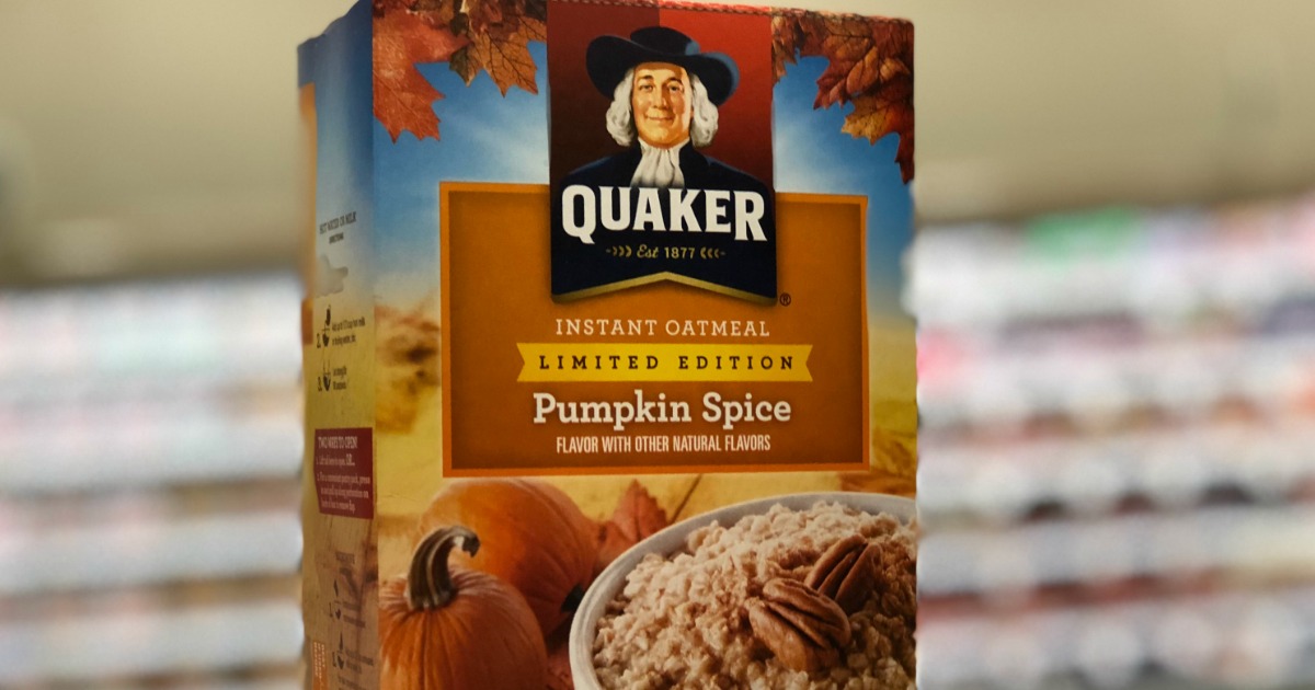 50 Off Quaker Instant Oats Pumpkin Spice at Target Just Use Your Phone