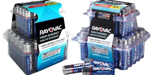 Walmart: Rayovac AA & AAA Batteries 54-Count Combo Pack Only $12.99 (Regularly $19)
