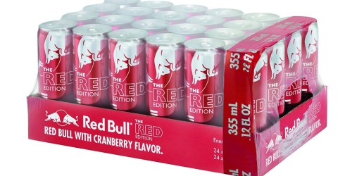 Red Bull w/ Cranberry Energy Drinks 24-Pack Only $36.85 Shipped (Just $1.53 Per Can)
