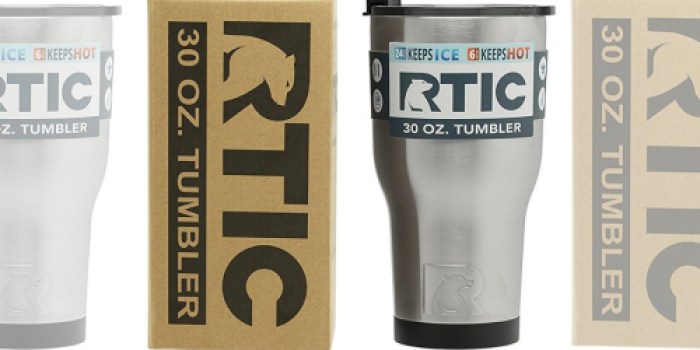 Amazon: RTIC Double Wall Stainless Steel 30oz Tumbler ONLY $7.99