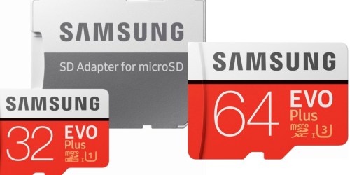 Best Buy: Over 60% Off Samsung EVO Plus Memory Cards + Free Shutterfly Gift