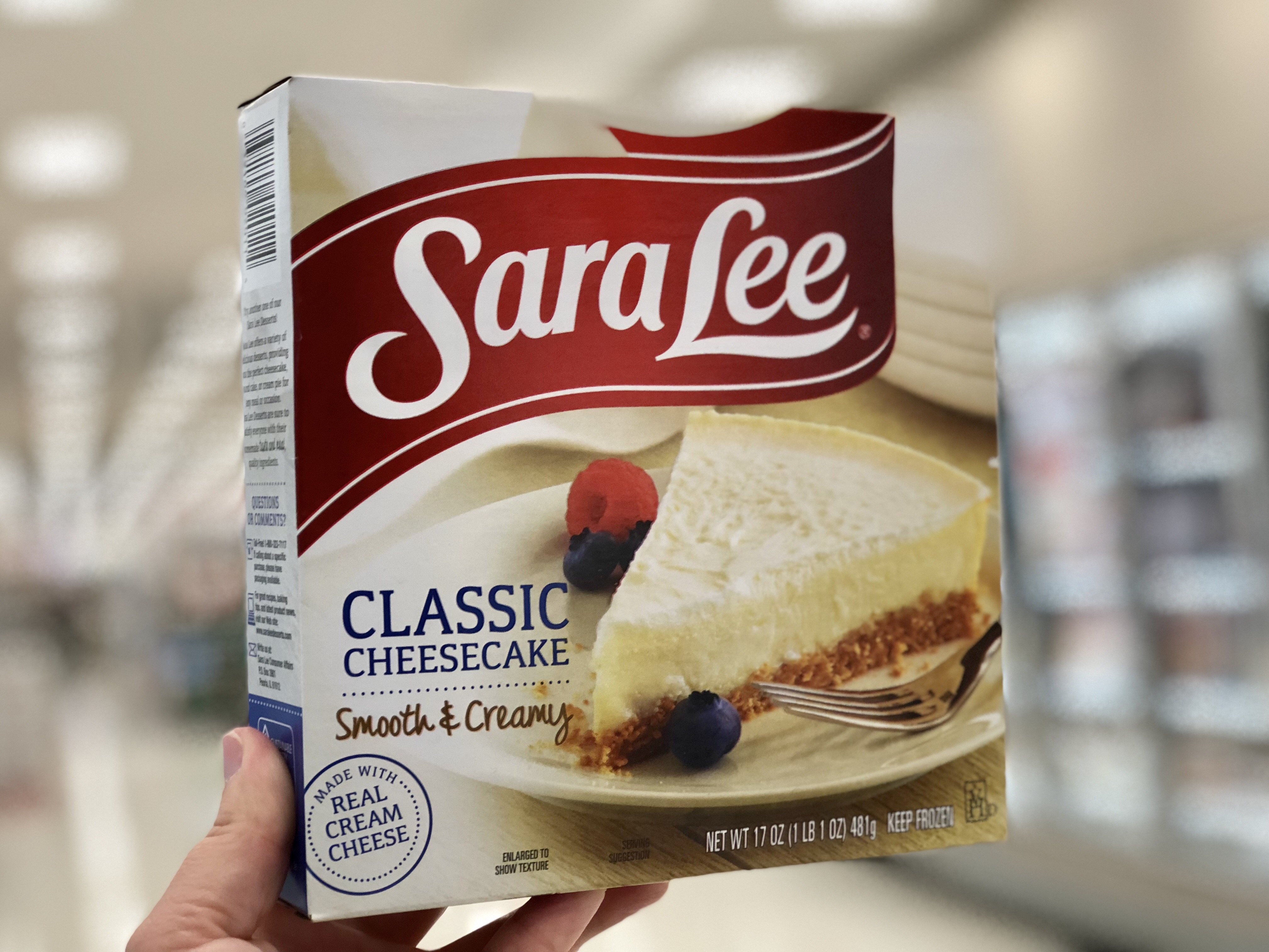  Sara Lee® Classic Cheesecake, 17 oz. 12 per case