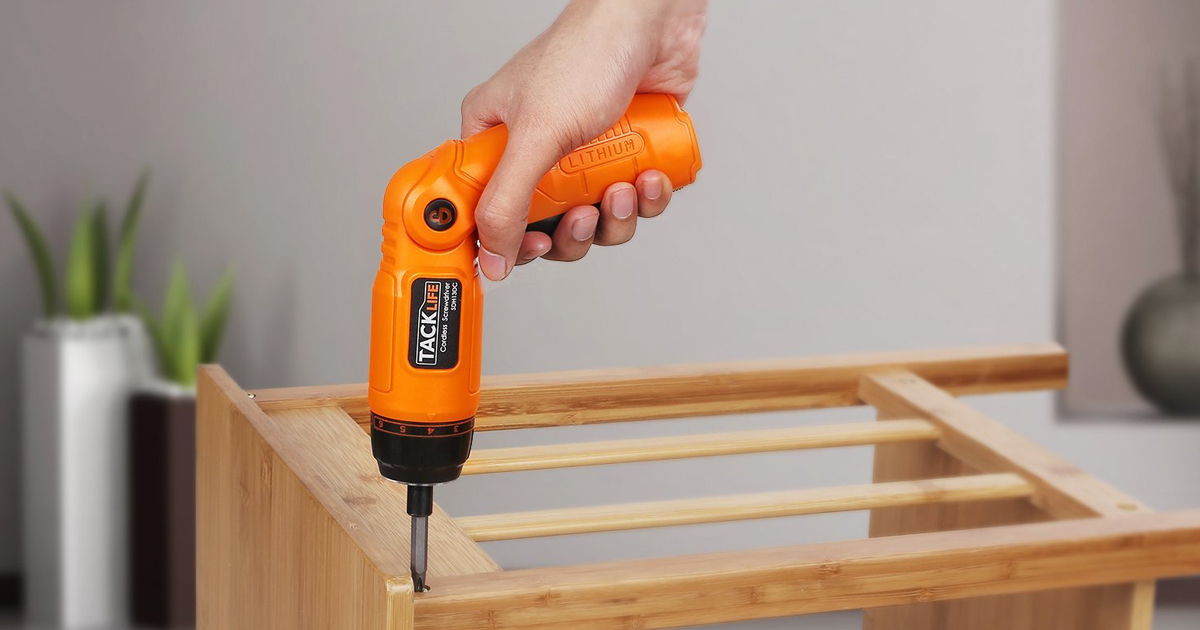 Amazon Cordless Rechargeable Screwdriver w/ Flashlight Only 19.86 Shipped